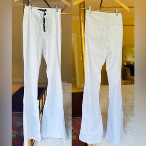 NWT White Flared Leg Jeans Size Small High Rise Bell Bottom Women’s Flare Pants